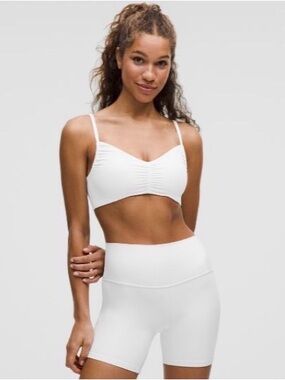 Lululemon Nulu Ruched Soaghetti Strap Bra: A-C CUPS